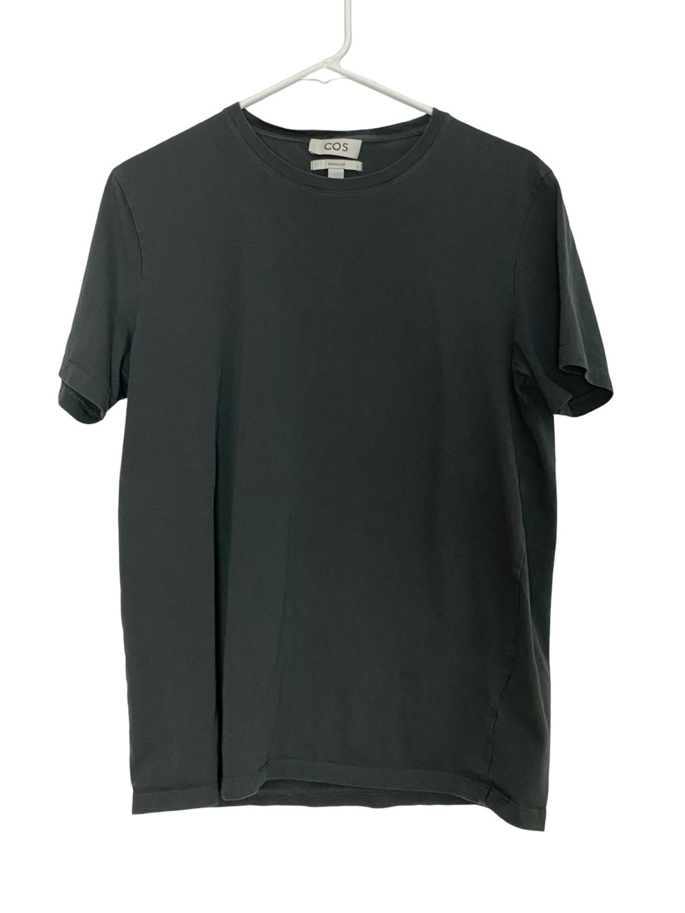 COS Basic Tee Mens Size Medium Dark Gray Classic Crewneck Tshirt Shirt Grey